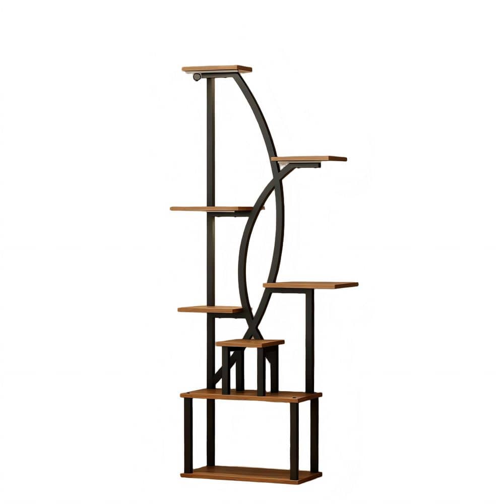 8-Tier Metal Plant Shelf with Grow Light, Adjustable Brightness and Timer Plant Shelf (27.56 in. W x 63.78 in. H) price history on PriceWatchPro