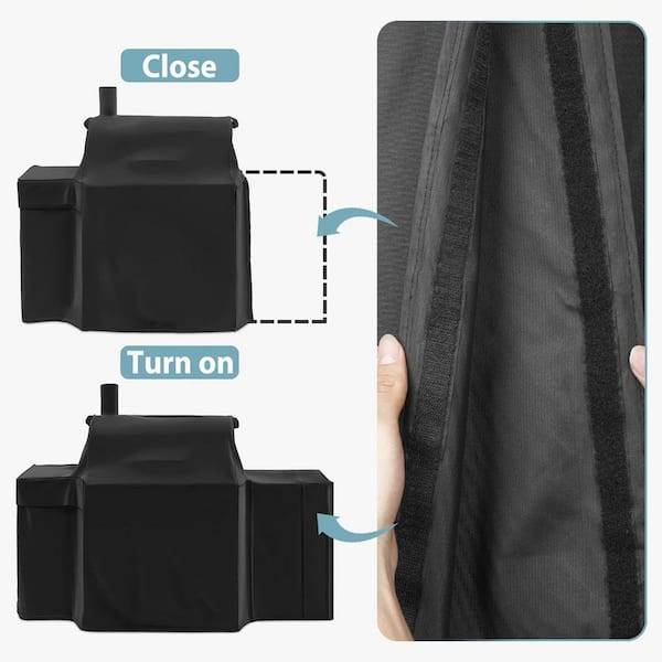 SHINESTAR 75.5 in. Grill Cover Heavy-Duty Waterproof BBQ