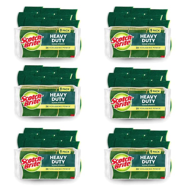 Heavy-Duty Scrub Sponge (54-Pack)