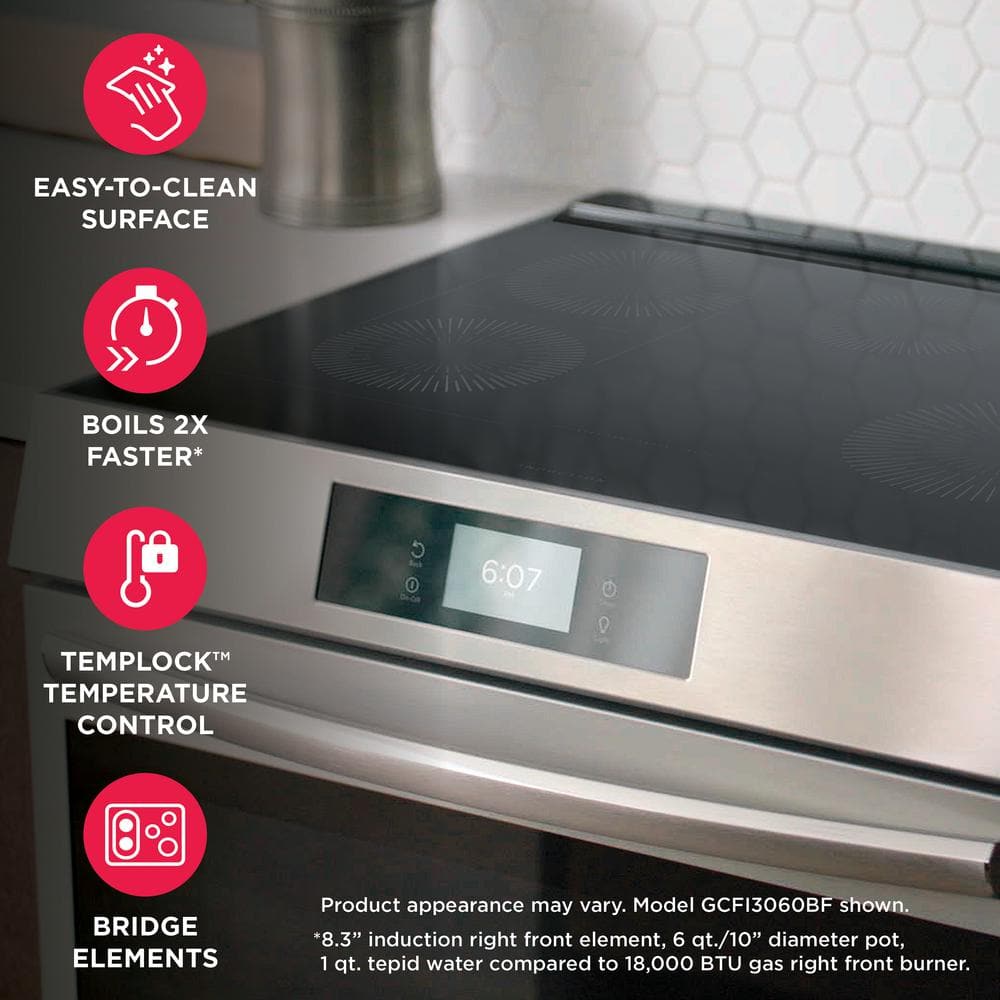 Frigidaire 30" Stainless Steel Induction Range with Convection