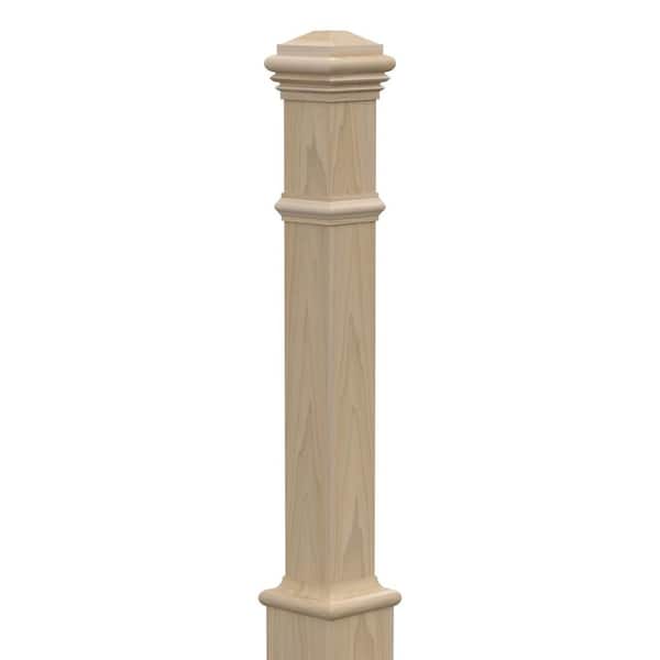 EVERMARK Stair Parts 4191 56 in. x 5 in. Unfinished Poplar