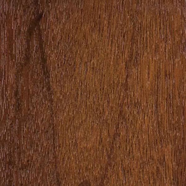 Clopay 4 in. x 3 in. Wood Garage Door Sample in Meranti with Dark Oak 009 Stain