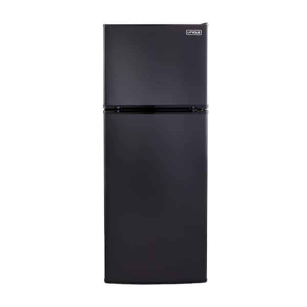 Unique Appliances Off-Grid 24 in. 10.3 cu. ft. 290L Solar DC Top Freezer Refrigerator with Danfoss/Secop Compressor in Black