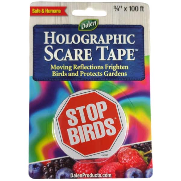 Holographic Scare Tape - 100 ft. Double-Sided Garden Bird Protection
