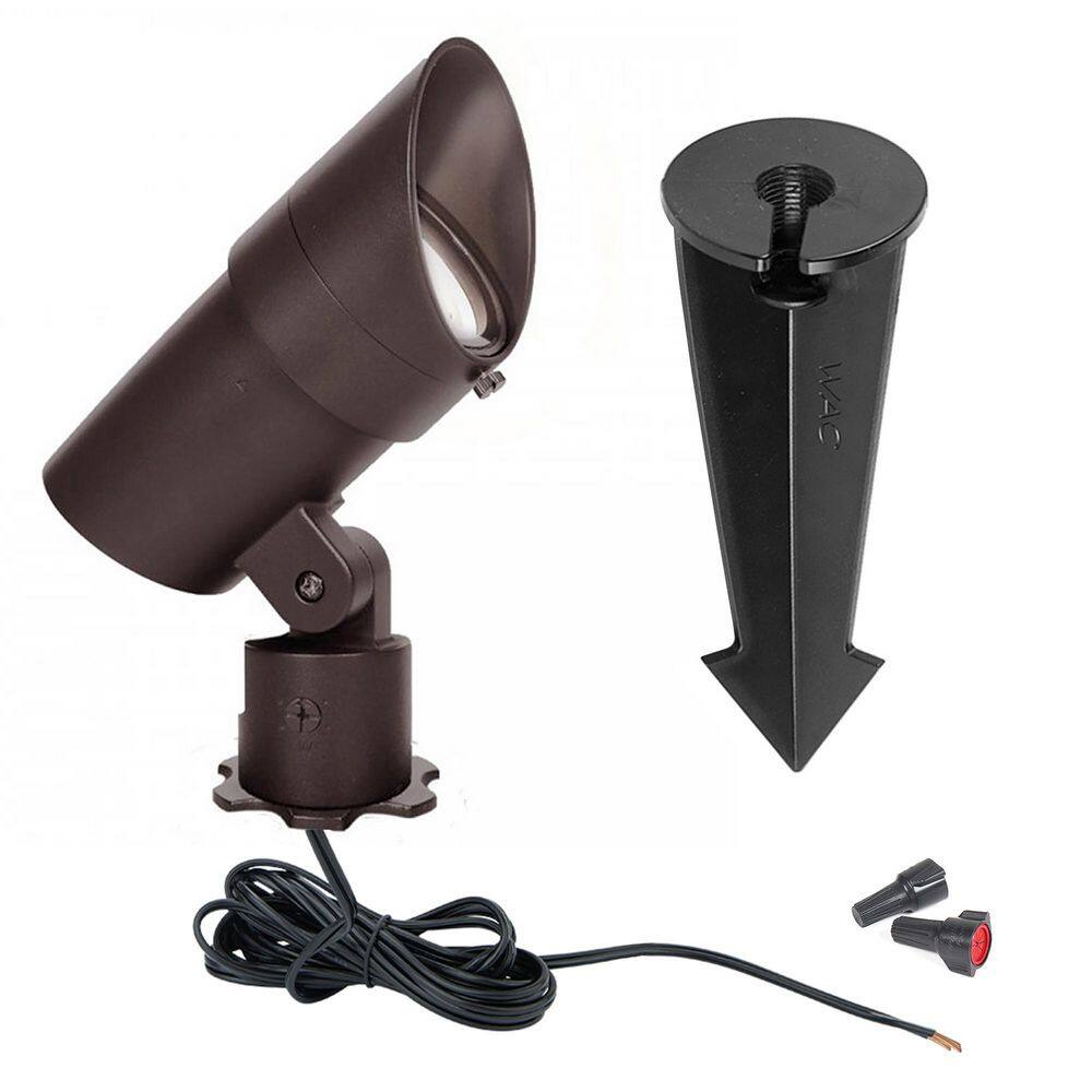 Bronze Low Voltage LED Landscape Spotlight