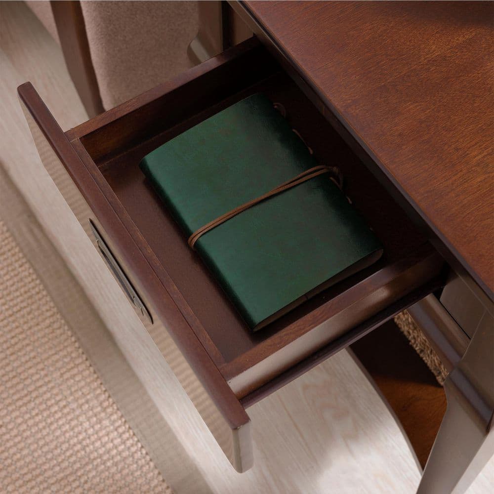 Stratus 24 in. Cherry Drawer End Table - thumbnail 10
