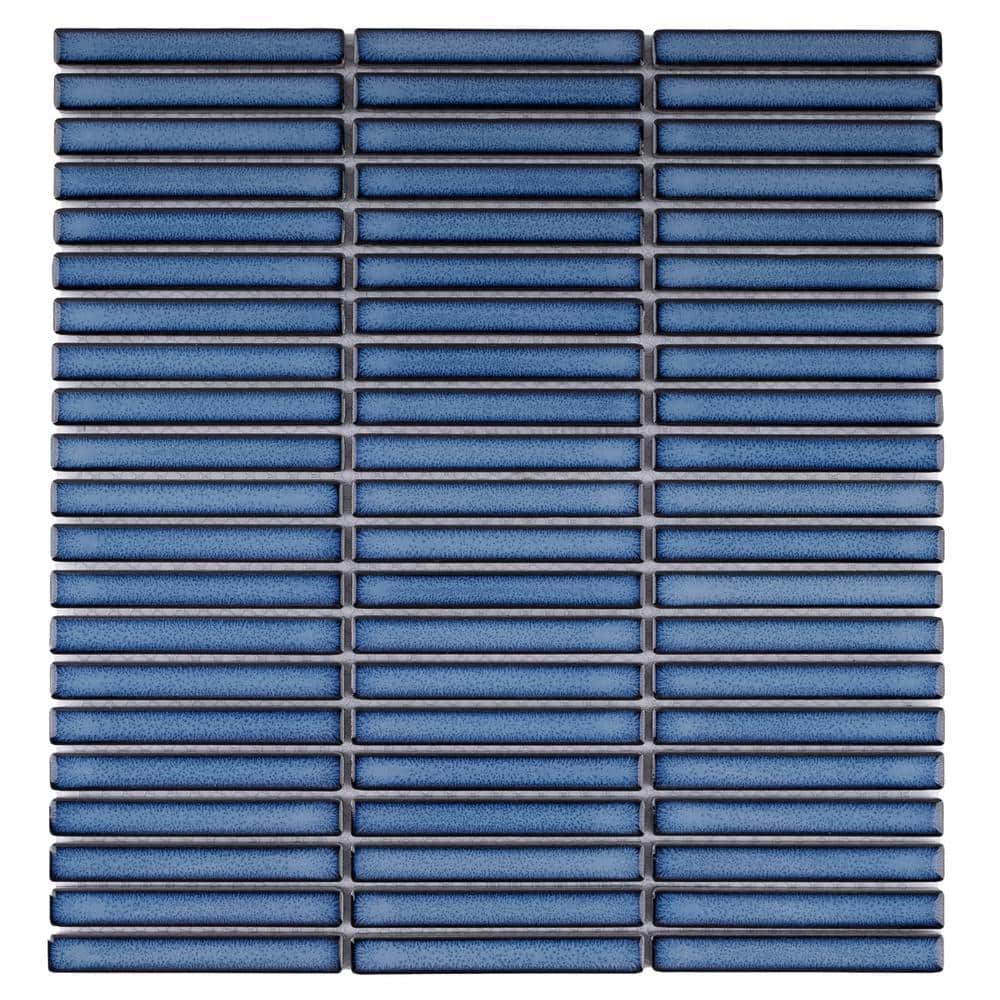 MOLOVO Porcetile Reactive Ocean 11.2 in. x 11.91 in. Glossy