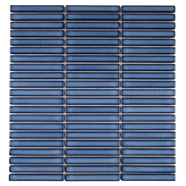 MOLOVO Porcetile Reactive Ocean 11.2 in. x 11.91 in. Glossy