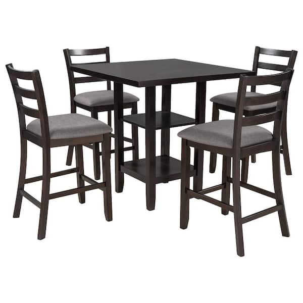 Winsted 4 piece counter store height dining set