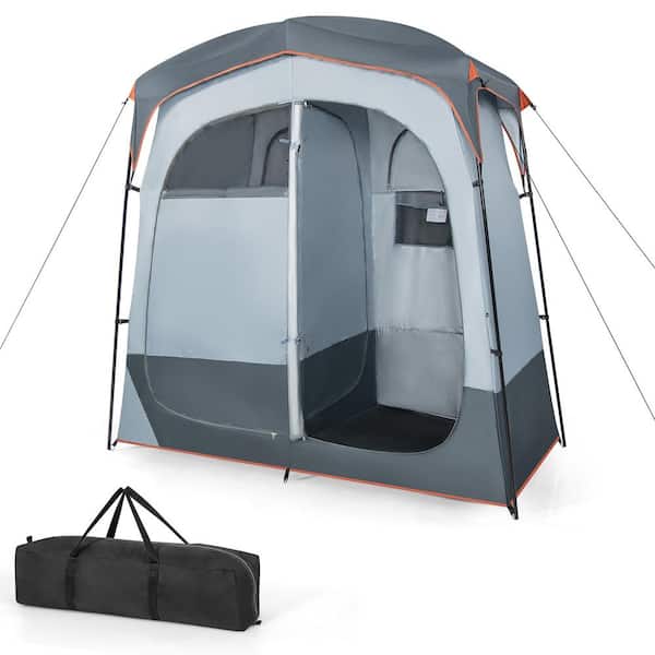 Portable Pop Up Camping Tents Privacy Shower Tent Spacious Camping  Accessories For Hiking Beach Outdoor Toilet