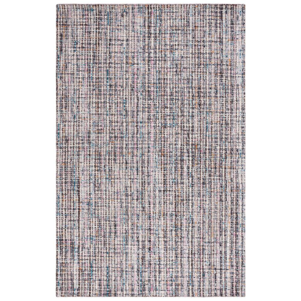 Abstract Gray/Brown 5 ft. x 8 ft. Modern Plaid Area Rug price history on PriceWatchPro