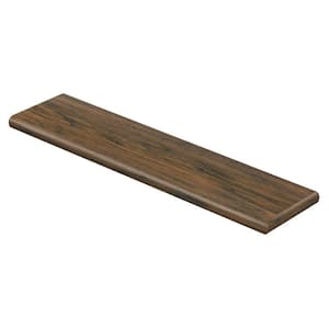 Saratoga Hickory 47 in. Length x 12-1/8 in. Wide x 1-11/16 in. Thick Laminate Right Return to Cover Stairs 1 in. Thick