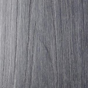 UltraShield Naturale Fascia 0.5 in. x 12 in. x 6 ft. Westminster Gray Composite Fasica Decking Board