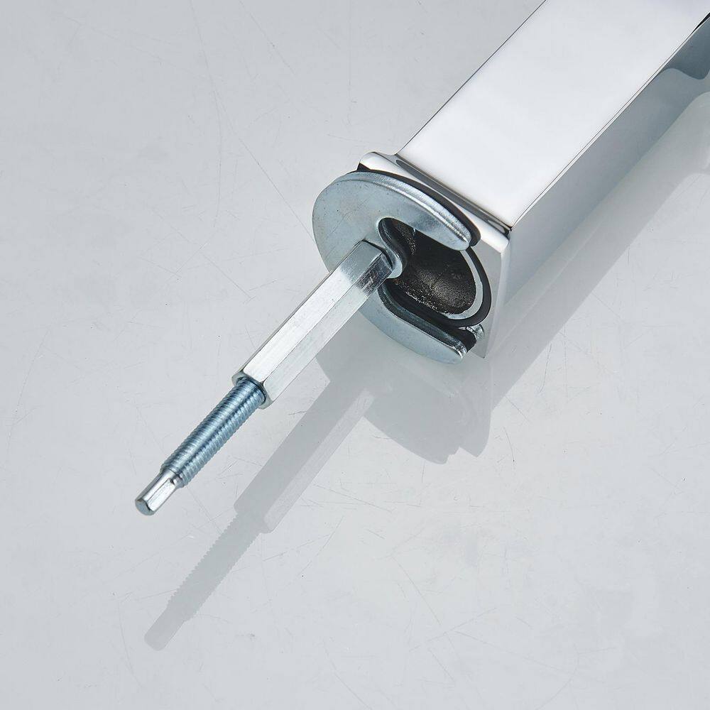 Chrome Waterfall Widespread 2-Handle Bathroom Faucet with Pop-Up Drain