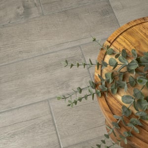 Westwood Liath Gray 8 in. x 24 in. Matte Porcelain Wood Look Floor and Wall Tile (11.97 sq. ft./Case)