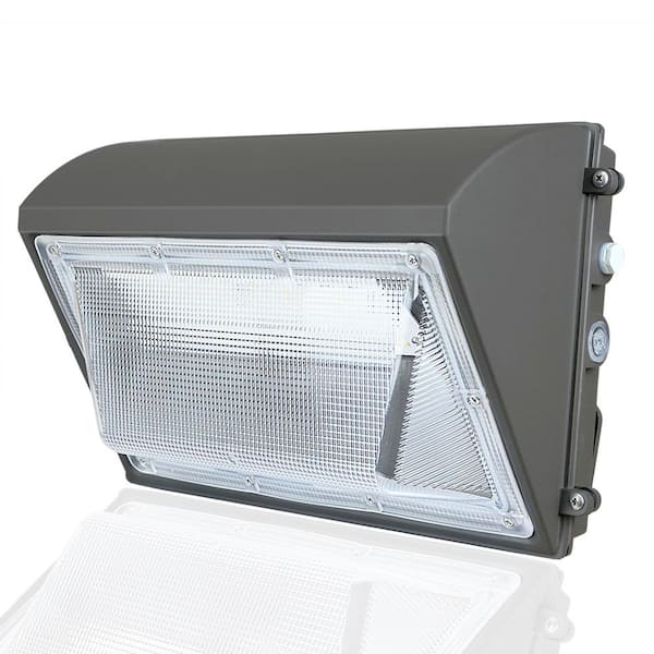 18,000 Lumens Dusk to Dawn 1000-Watt Equivalent Integrated LED Area Light Commercial Outdoor LED Wall Pack Light, 5000K