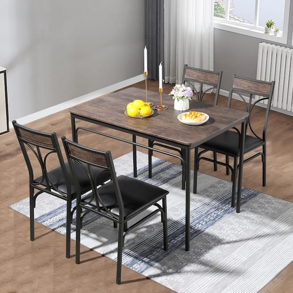 iron dining room set