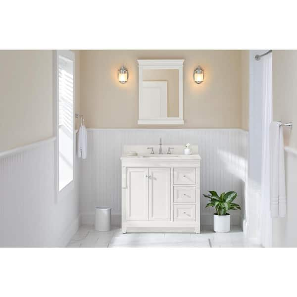 36 Bathroom Vanity with Open X Shelves - Bed Bath & Beyond - 34477324