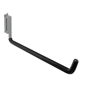 Grey Powder Coated Premium Extra-Long Extended Single Arm Hook (1-Pack)