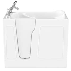 HD Series 26 in. x 46 in. LD Walk-In Soaking Bathtub in White