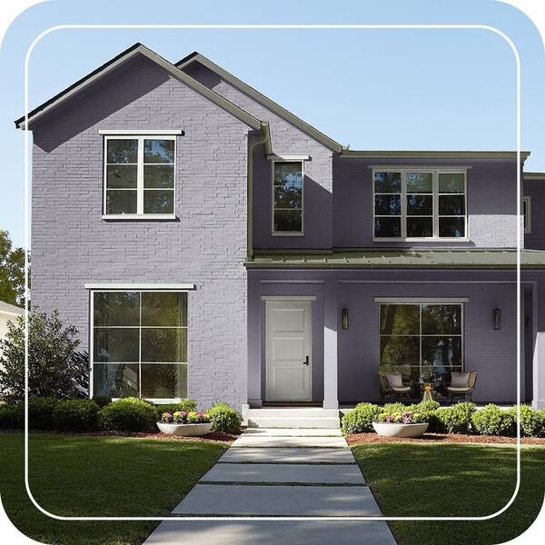 BEHR ULTRA 1 gal. #S570-7A Plush Purple Satin Enamel Exterior