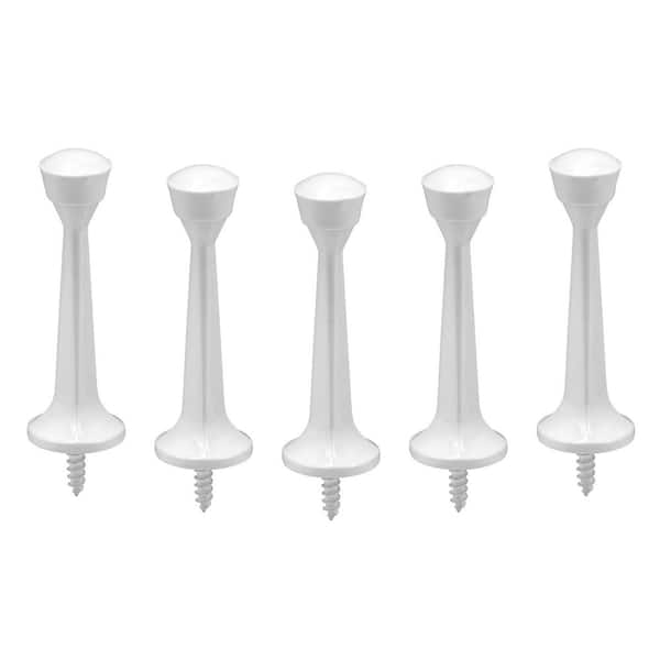 Omoojee Cute Door Stopper – Decorative Non-Slip Wedge, White – Protects Floors, Flexible Design, Novel Gift – 1 Pack (Patented)