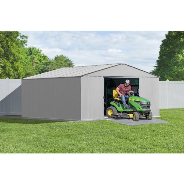 Classic Storage Shed 14 ft. W x 14 ft. D x 7 ft. H Metal Shed 193 sq. ft.
