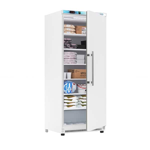 Koolmore - 30 in. 21 cu. ft. Manual Defrost Upright Freezer Solid Door Commercial Reach in White Garage Ready