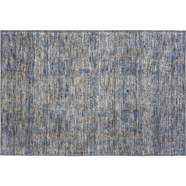 Addison Rugs Mayfield Premium Machine Washable Indoor/Outdoor Geometric AMF637 Khaki 1 ft. 8 in. x 2 ft. 6 in. Area Rug