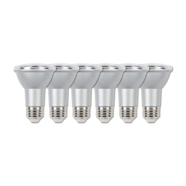 50-Watt Equivalent PAR20 Dimmable Flood ENERGY STAR LED Light Bulb Bright White Light (6-Pack)