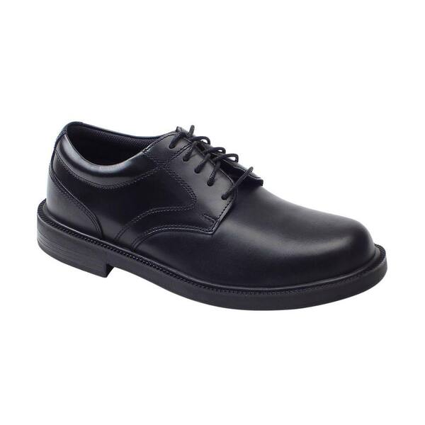 Deer Stags Times Black Size 7 Wide Plain Toe Oxford Shoe for Men