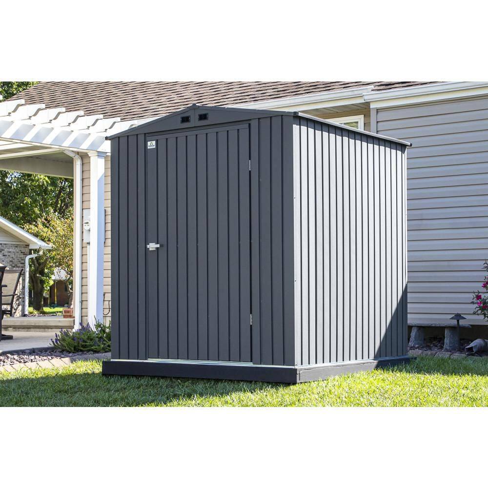 Arrow Elite 6 ft. W x 6 ft. D Anthracite Metal Premium