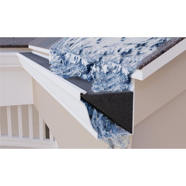 Original 4 ft. Foam Filter Plastic Gutter Guard for 4 in. K-Style (48-Pack) Original 4 ft. Foam Filter Plastic Gutter Guard for 4 in. K-Style (48-Pack)