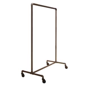 Gray Steel Clothes Rack 51 in. W x 64 in. H