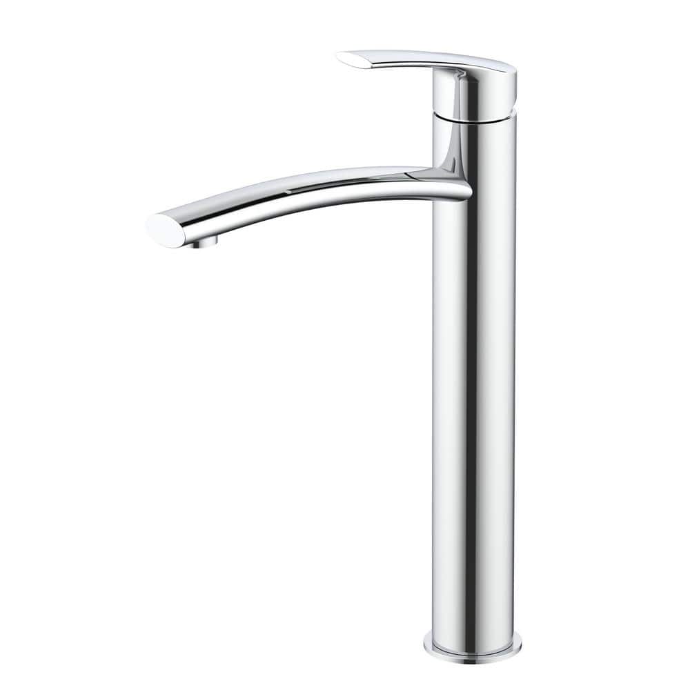 Lynstone Single Handle Vessel Sink Bathroom Faucet Faucet with Push Down Drain in Chrome price history on PriceWatchPro