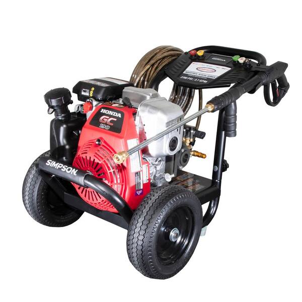 SIMPSON Cleaning MSH3125 MegaShot 3200 PSI Gas Pressure Washer, GPM ...