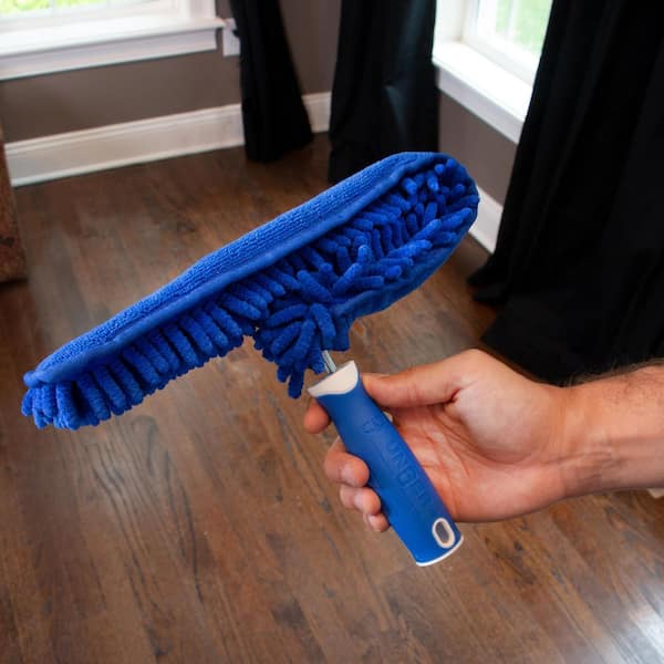 Ettore Blue Microfiber Blind Duster - Easily Clean Window Blinds