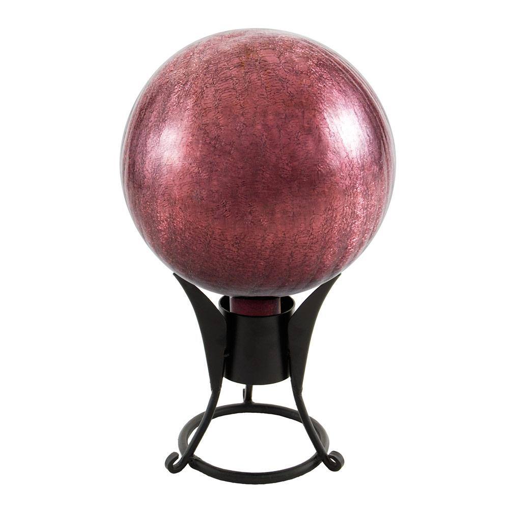 Small Black Iron Trestle Gazing Globe Stand