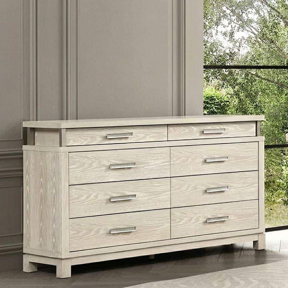Clifton Weathered Gray 8-Drawer 66 in. Wide Dresser price history on PriceWatchPro
