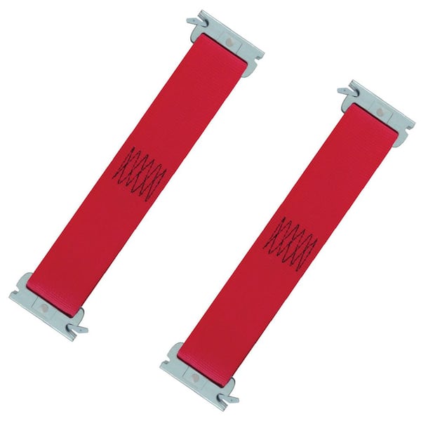 1 ft. x 2 in. Multi-Use Logistic E-Strap in Red (2-Pack)