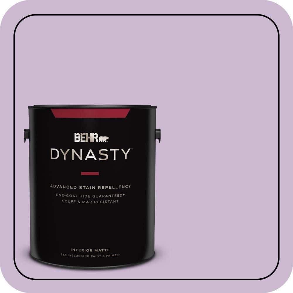 1 gal. #660C-3 Sweet Petal Matte Interior Stain-Blocking Paint & Primer