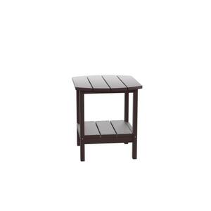 Brown Plastic Outdoor Side Table