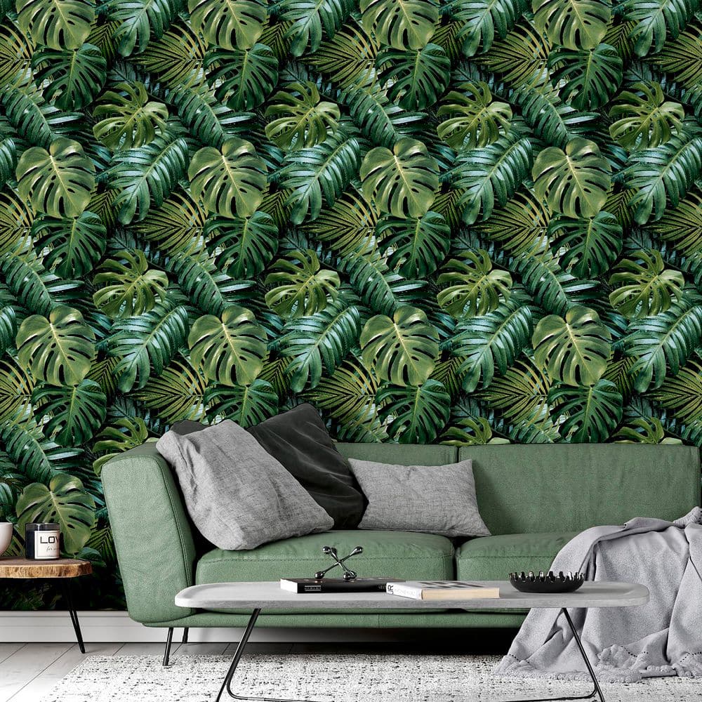 Harlynn Green Monstera Wallpaper price history on PriceWatchPro