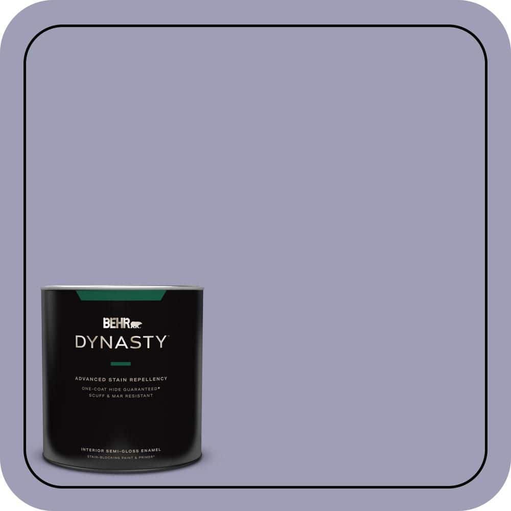 1 qt. #630F-4 Wild Thistle Semi-Gloss Enamel Interior Stain-Blocking Paint and Primer price history on PriceWatchPro