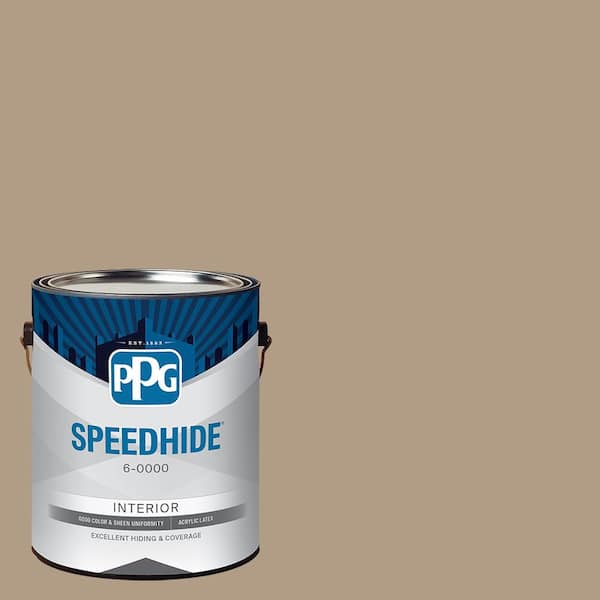 SPEEDHIDE 1 gal. PPG1077-4 Weathered Wood Semi-Gloss Interior Paint