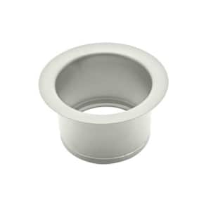 Extended 2-1/2 in. Disposal Flange or Throat for Fireclay Sinks and Shaws Sinks in Polished Nickel