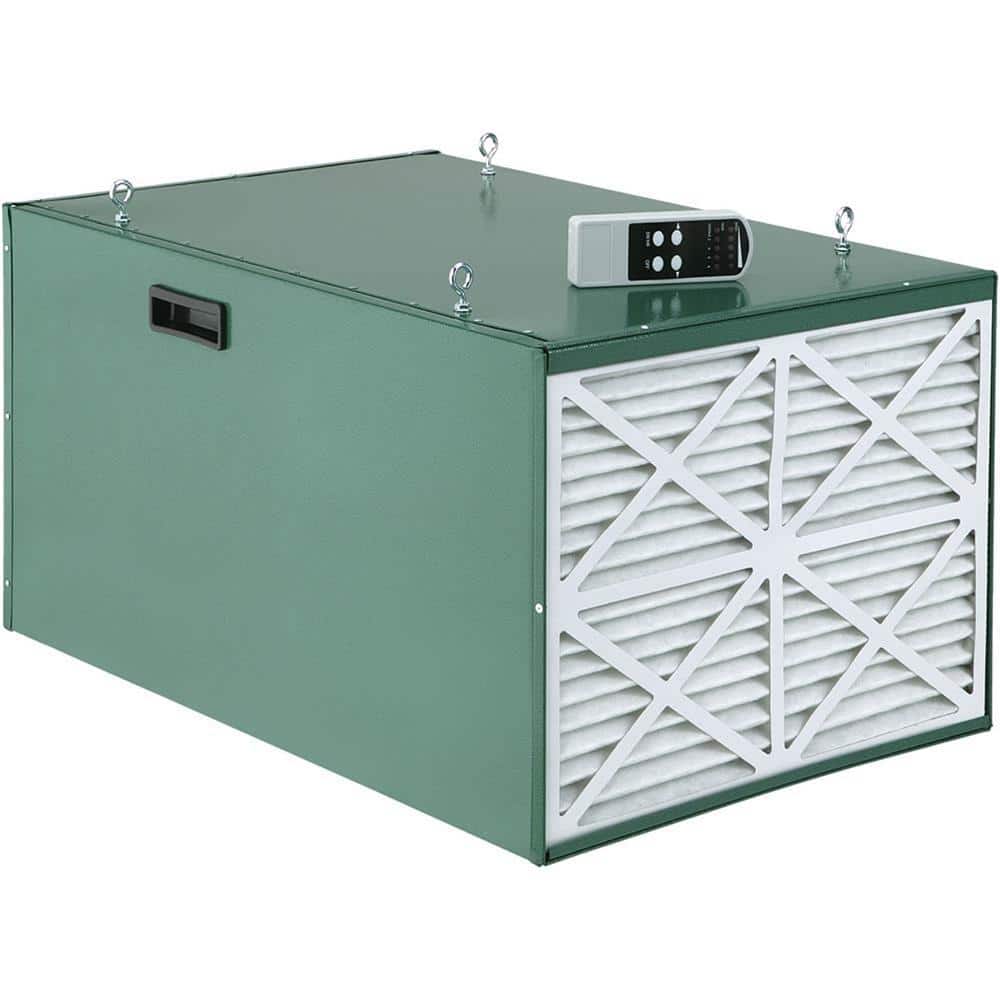 Grizzly Industrial HeavyDuty Double Dust Air Filter with Remote