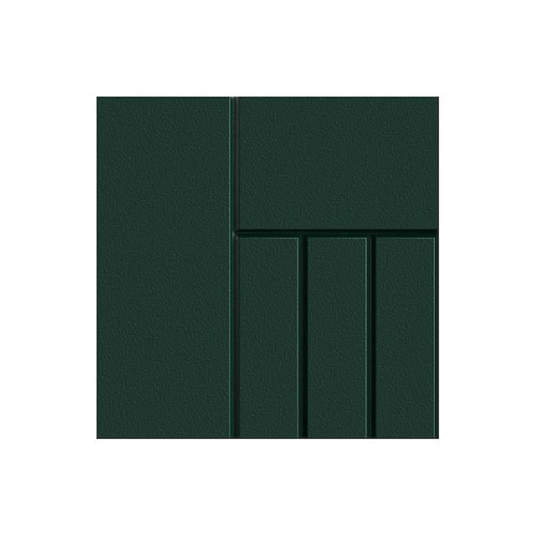 Daytona 7.25 in. W x 0.625 in. D x 7.25 in. H Green Cabinet Door Sample Emerald Green Matte