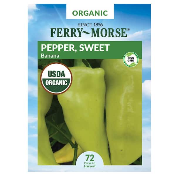 Ferry-Morse Organic Pepper Sweet Banana Fruit Seed