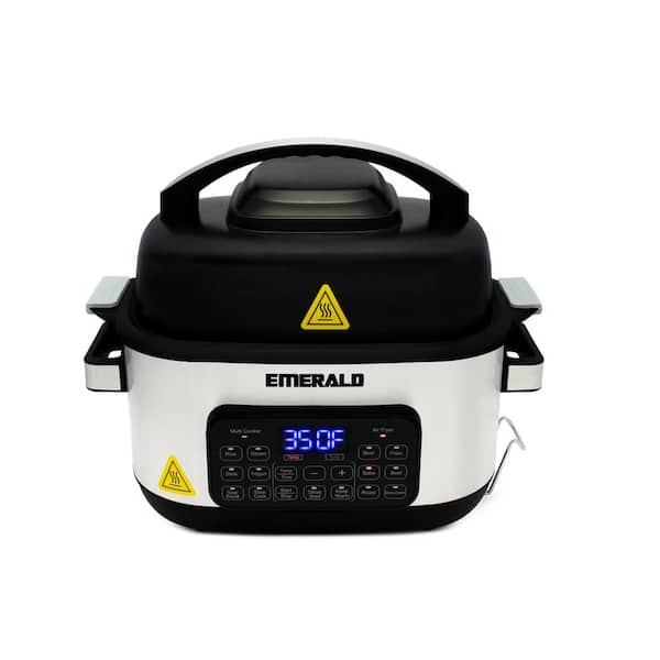 Auto-iQ 6 Qt. Silver Electric Multi-Cooker with Built-In Timer and